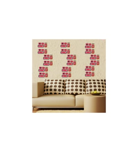 DUVAR ÇIKARTMA STICKER DEKORATİF DUVAR KAĞIDI,SÜS  KARELİ DESEN PVC 61X30X0,5CM