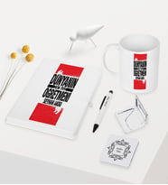 BK Gift Kişiye Özel Dünyanın En İyi Öğretmeni Temalı Beyaz Defter Kalem Kupa Ayna Seti - 1