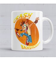 Crash Bandicoot Naughty Dog Kupa Bardak Porselen