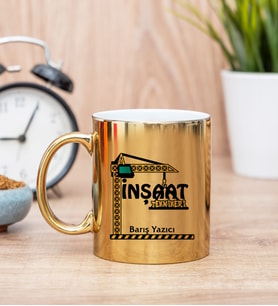İnşaat Teknikeri Gold Kupa Bardak