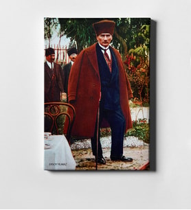 BK Gift Kişiye Özel Atatürk Kanvas Tablo 50x70cm 29