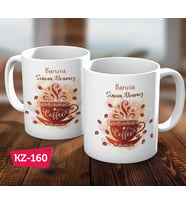 Kişiye Özel İsimli Barista Meslek Hediye Kupa Bardak