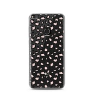 Leopar Tasarımlı Süper Şeffaf Silikon Telefon Kılıfı Huawei P9 Lite (2017)     