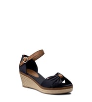 Kadın Tommy Hilfiger Iconic Elba Sandal Kadın Sandalet FW0FW00906 (Lacivert)