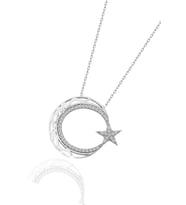 Söğütlü Silver ayyıldız kolye