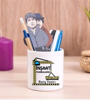 İnşaat Teknolojisi Öğretmeni Seramik Kalemlik