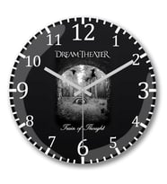 Dream Theater  Train of Thought Duvar Saati Bombeli Gercek Cam
