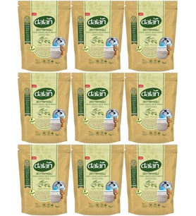 Dalan Doğal Granül Sabun Tozu 1Kg Bebekler İçin %100 Zeytinyağlı (9 Lu Set)