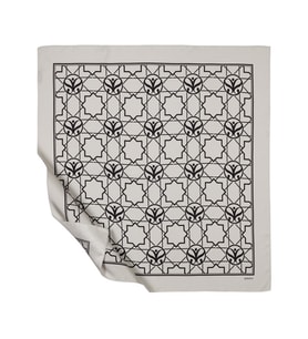 İpekevi Seljuk Monogram Gümüş Tivil İpek Eşarp