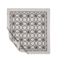 İpekevi Seljuk Monogram Gümüş Tivil İpek Eşarp