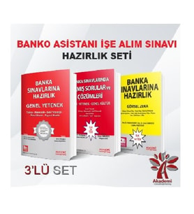 Banko Asistanı Sınavlarına Hazırlık 3'lüSet