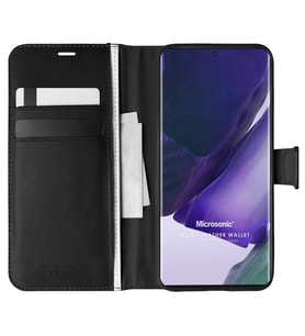 Microsonic Samsung Galaxy Note 20 Ultra Kılıf Delux Leather Wallet Siyah