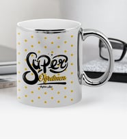 BK Gift Kişiye Özel Süper Öğretmen Krom Kupa Bardak