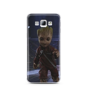 Baby Groot Tasarım Süper Şeffaf Silikon Telefon Kılıfı Samsung A8 (2015)  