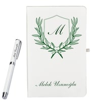 Kişiye Özel Hazırlanmış Hediye Defter ve Roller Kalem Seti