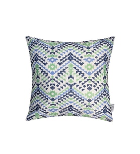 Dekoratif Yastık Kırlent Kılıfı 46x46 cm Çift Taraflı Ethnic KR27 Mavi