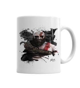 Kratos  God of War Kupa Bardak Porselen