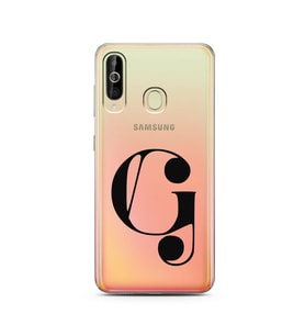 Samsung A60 Harf Tasarımlı Telefon Kılıfı G-Harfi 