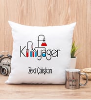 Kimyager Yastık ve Silver Kupa Bardak