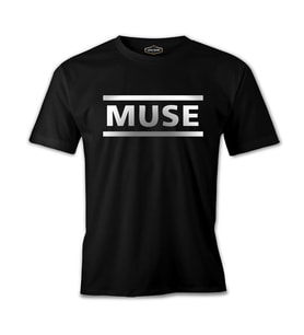 Muse - Logo Siyah Erkek Tshirt