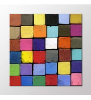 Arty Tablo Renkli Kareler Tablo (Karışık)