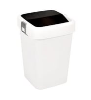 Motek 18 Litre Hassas Kapaklı Çöp Kovası-Cob-411 (Gri)