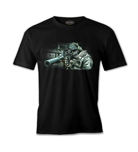 Call of Duty - Ghosts 2 Siyah Erkek Tshirt