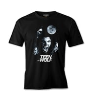 Teen Wolf - Moon Siyah Erkek Tshirt
