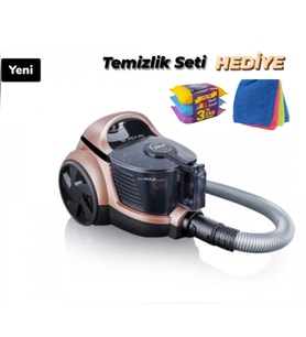 Arnica Mila Rose Ultra Hepa 13 Filtreli Turbo Başlıklı Toz Torbasız Elektrikli Süpürge