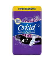 Orkid Platinum Ultra Gece Extra 4 Numara 18 Adet Ped
