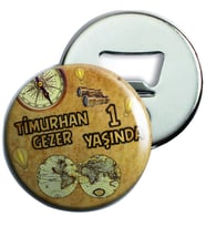 Seyahat Konsepti Açacaklı Magnet Kişiye Özel