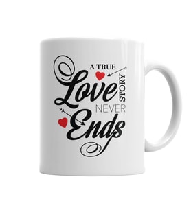 True Love Kupa Bardak Porselen