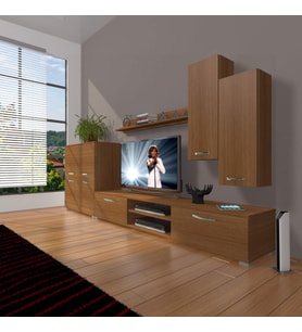 Decoraktiv Eko 6 Mdf Dvd Tv Ünitesi Tv Sehpası (Ceviz)