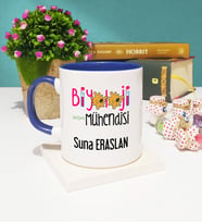 Biyoloji Mühendisi Kupa Bardak Lacivert