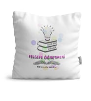 BK Gift Kişiye Özel Felsefe Öğretmeni  Yastık  1