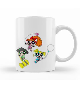 Powerpuff Girls Kupa Bardak Porselen