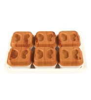 Moonstar Tepsili Kahvaltılık Set Tepsili 6 Parça-KS-825 (Beyaz)