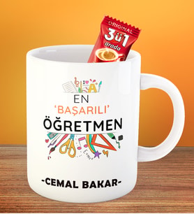 En Başarılı Öğretmen Tasarım Kupa