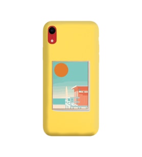 Sarı Lansman Kılıf iPhone XR