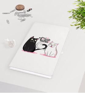 BK Gift Kişiye Özel Sevgililer Günü Beyaz Defter-135