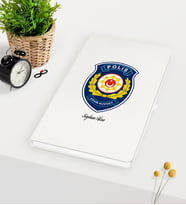 BK Gift Kişiye Özel Polis Çevik Kuvvet Temalı Beyaz Defter