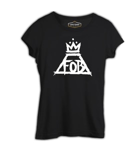 Fall Out Boy Siyah Kadın Tshirt