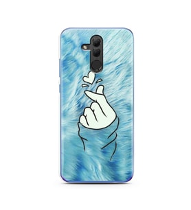 Parmak Tasarım Süper Şeffaf Silikon Telefon Kılıfı Huawei Honor 20 Lite 