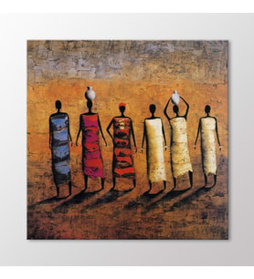 Arty Tablo Afrikalı Kadınlar Tablo (Karışık)