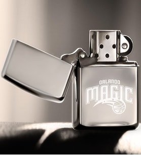 Orlando Magic Silver Benzinli Metal Çakmak (Gümüş)