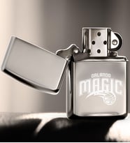 Orlando Magic Silver Benzinli Metal Çakmak (Gümüş)