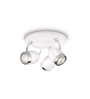 Philips 56483/31/16 Balsa Beyaz 3X35W Spot Avize Armatür (Beyaz-Gri)