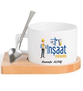 İnşaat Mühendisi  FİNCAN Seti (Beyaz)