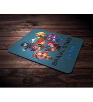 Kişiye Özel Brawl Stars Tasarımlı Mouse Pad (Mavi)