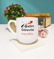 Mesajlı Öğretim Görevlisi Kupa Bardak